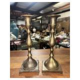 Brass candle sticks