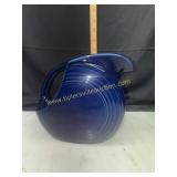 Fiesta ware cobalt blue pitcher