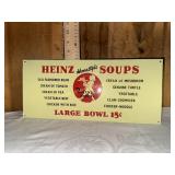 Heinz homestyle soups metal sign