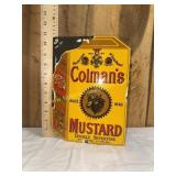 Colemanï¿½s mustard enamel sign