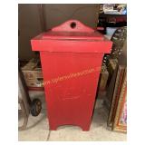 Wooden red painted hand crafted country style