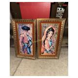 Vintage 1960s bullfighter and flamenco dancer