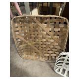 Rustic style decorative tobacco basket