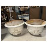 Pair of garden planters
