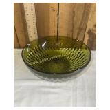 Vintage Indiana glass green mt Vernon serving