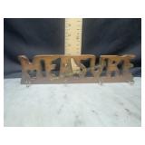 Wooden measuring spoon/cup rack