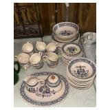 Johnson bros old granite hearts & flowers dishes