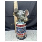 1976 Jim beam republican elephant decanter