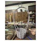 Vintage funeral basket
