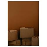 Assorted Corrugated Cardboard Shipping Boxes and Packing Tape