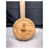 Decatur County wooden laser engraved wall plaque
