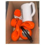 Box of kitchenware Rachel Ray and more