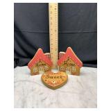 Hand painted wooden home sweet home decor 3pc