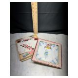 Boxed ladies handkerchiefs set of 2