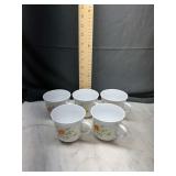 Corelle Wildflower mugs set of 5