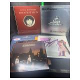 Assorted Vinyl Record Lot Featuring Linda Ronstadt, Bad Company, and Bee Gees