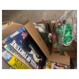 3 boxes board games and Christmas