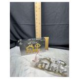 Himark solid brass key rack in box