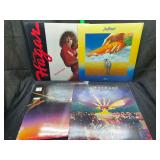 Lot of Four Classic Rock Vinyl LPs featuring Sammy Hagar, Badfinger, and Supertramp