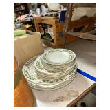 Assorted Holly and Berry Pattern Dinnerware Set