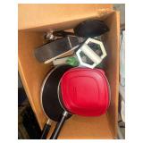 Box of kitchen ware
