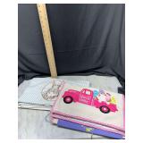 Easter fabric kitchen towels set of 2