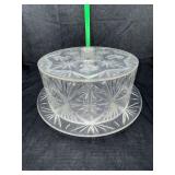 Vintage lucite cake saver