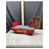 Wooden Buddy rocking horse toy