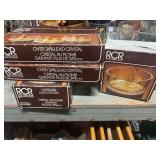 Royal crystal rock crystal bowls in box
