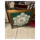 Framed doily