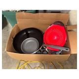 Box of kitchen ware