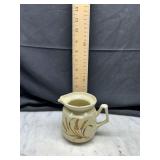 Ceramic Creamer Pitcher with Wheat
