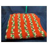 Orange afghan