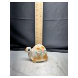ceramic kitsch turtle cotton ball/ string holder
