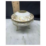 Hand painted Nippon 3 footed hair receiver