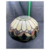 Leaded glass lamp shade