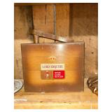 Lord Esquire Shoe Care Butler Wooden Valet Box with Footrest