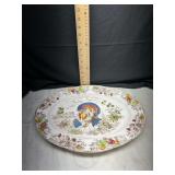 Turkey transferware ceramic oval platter