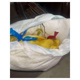 Gold and bird throw pillows