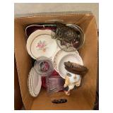 Box of glassware and dishes