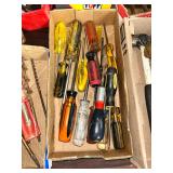 Assorted Hand Screwdrivers Box Lot
