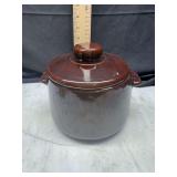 Vintage westbend stoneware bean pot
