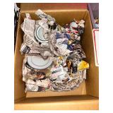 Boxed Assorted Ceramic Plates and Saucers