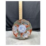 Japanese Imari porcelain scalloped bowl