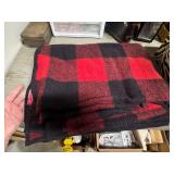 Marlboro buffalo plaid wool blanket
