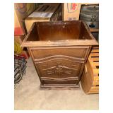 Vintage American eagle trash bin