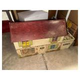 Vintage Marx tin litho dollhouse