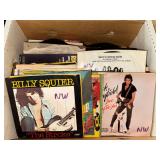 Box of Assorted 45s Records lots of 80s Rolling Stones, Bob Seger, journey, Styx, the police, rock Springfield and more