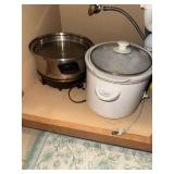 Crockpot and electric skillet