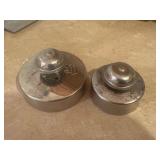 2 Pampered Chef Cut-N-Seal stainless pastry and sandwich cutters